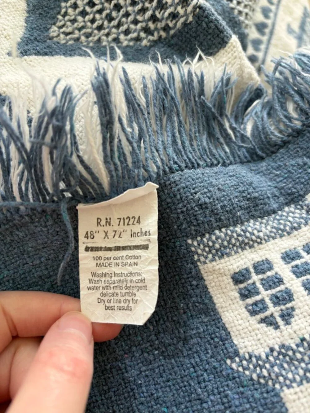 Vintage Cottagecore Tapestry Blanket
